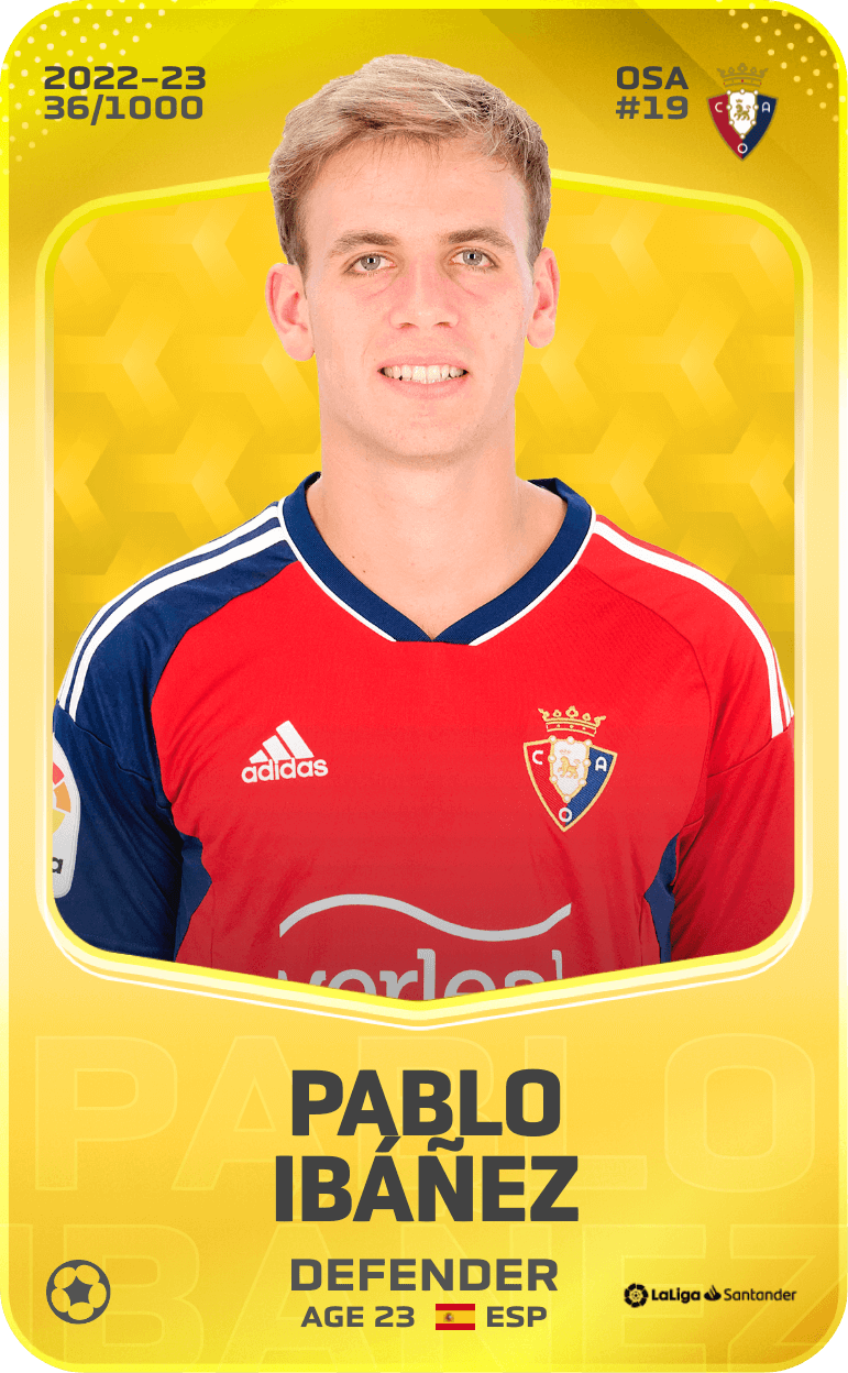 Pablo Ibáñez 2022-23 • Limited 36/1000