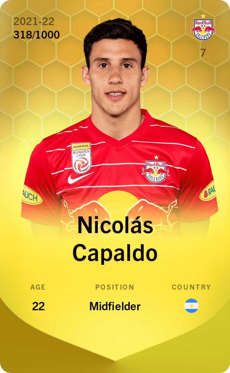 Nicolás Capaldo 2021-22 • Limited 318/1000