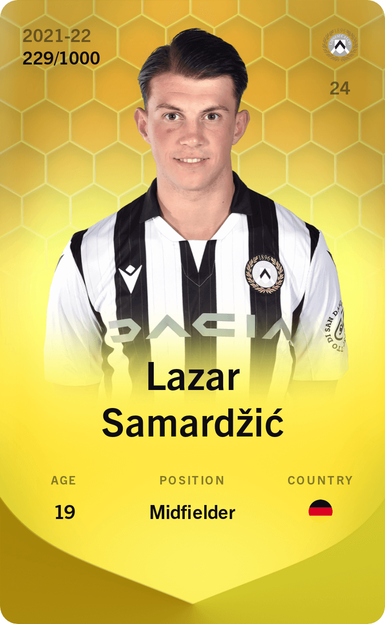 Lazar Samardžić 2021-22 • Limited 229/1000