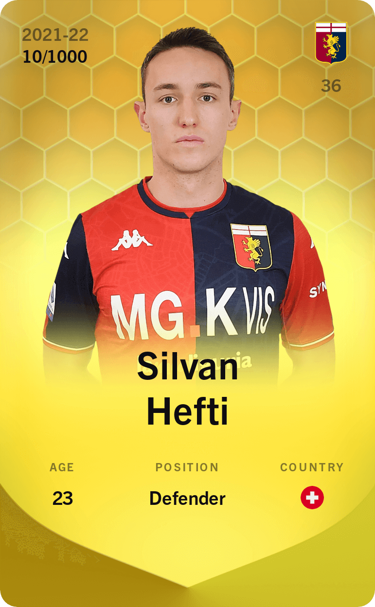 Silvan Hefti 2021-22 • Limited 10/1000