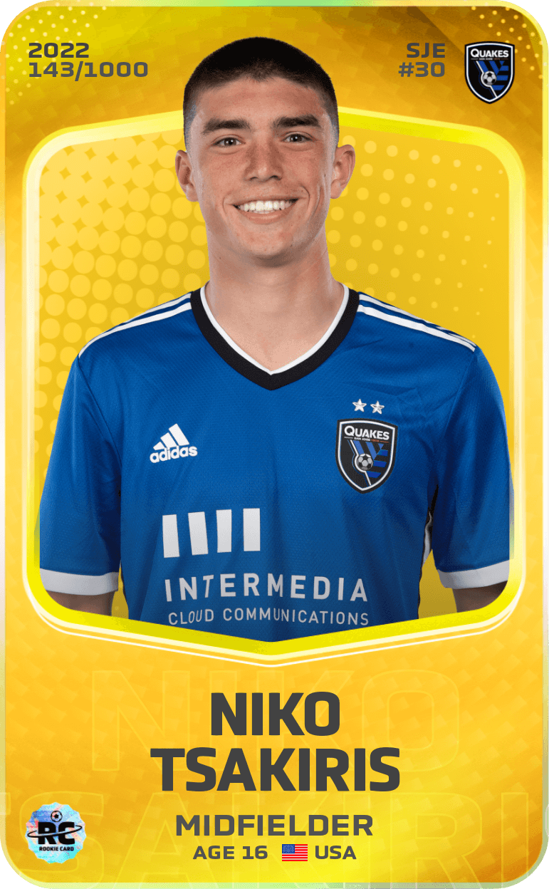 Niko Tsakiris 2022-23 • Limited 143/1000