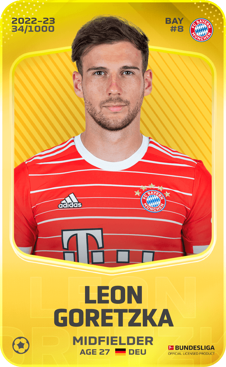 Leon Goretzka 2022-23 • Limited 34/1000