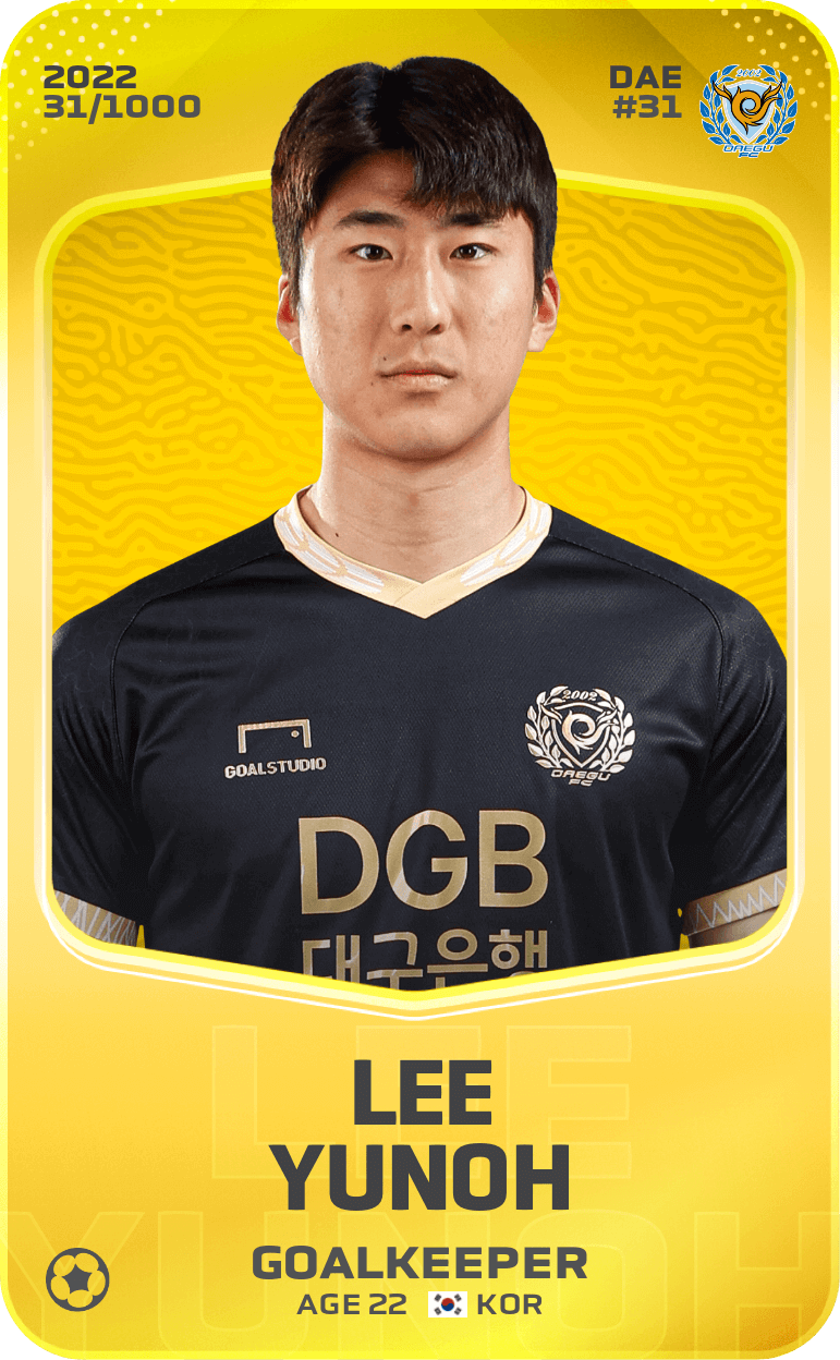 Lee Yunoh 2022-23 • Limited 31/1000
