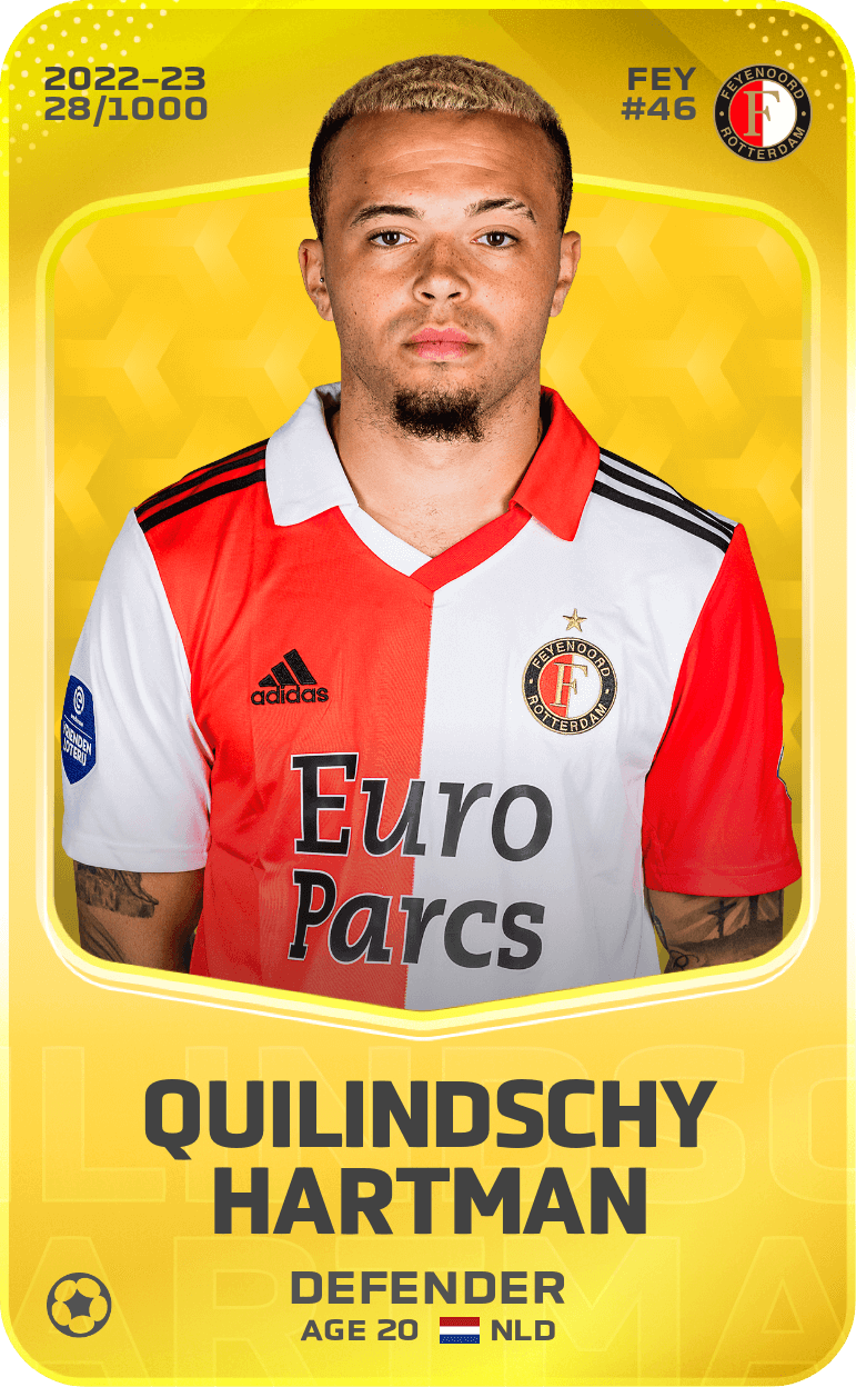 Quilindschy Hartman 2022-23 • Limited 28/1000