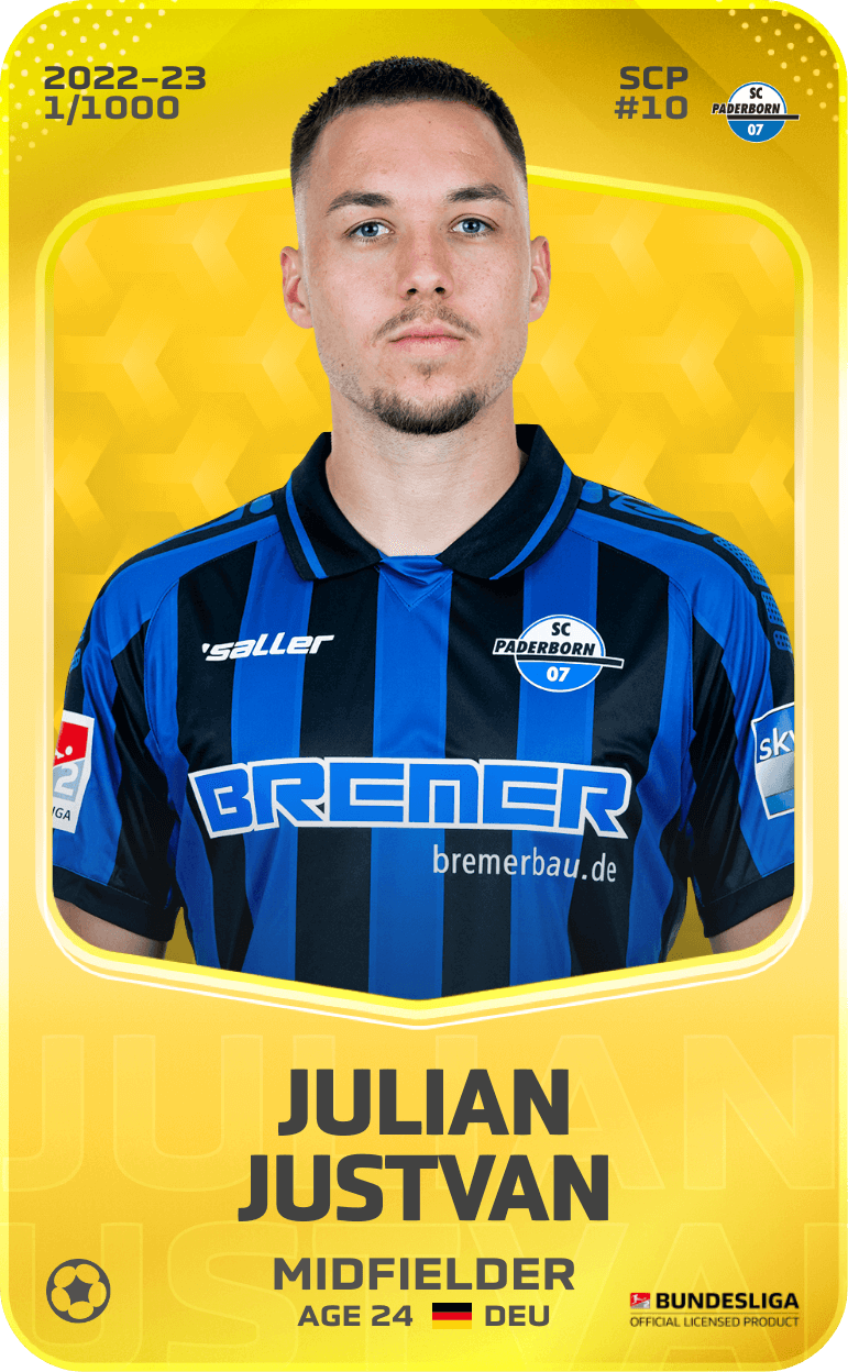 Julian Justvan 2022-23 • Limited 1/1000