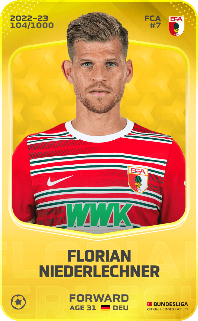 Florian Niederlechner 2022-23 • Limited 104/1000