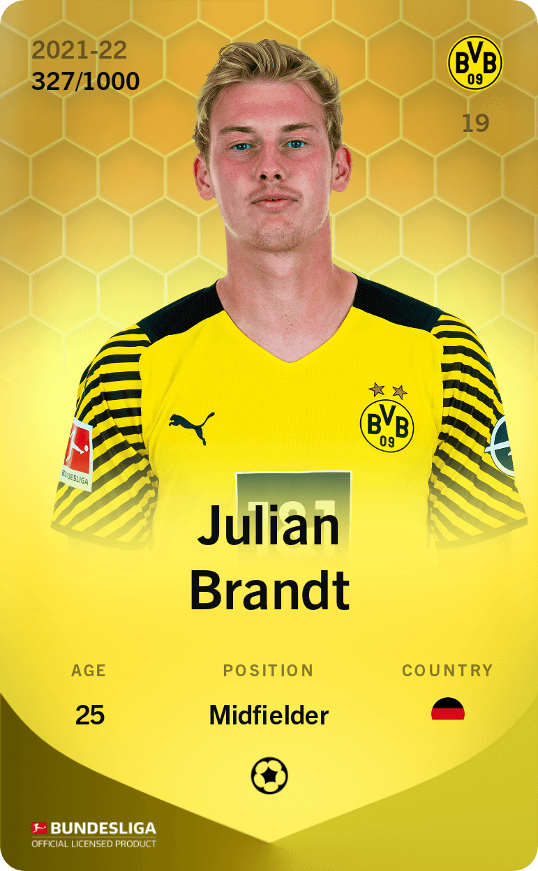 Julian Brandt 2021-22 • Limited 327/1000