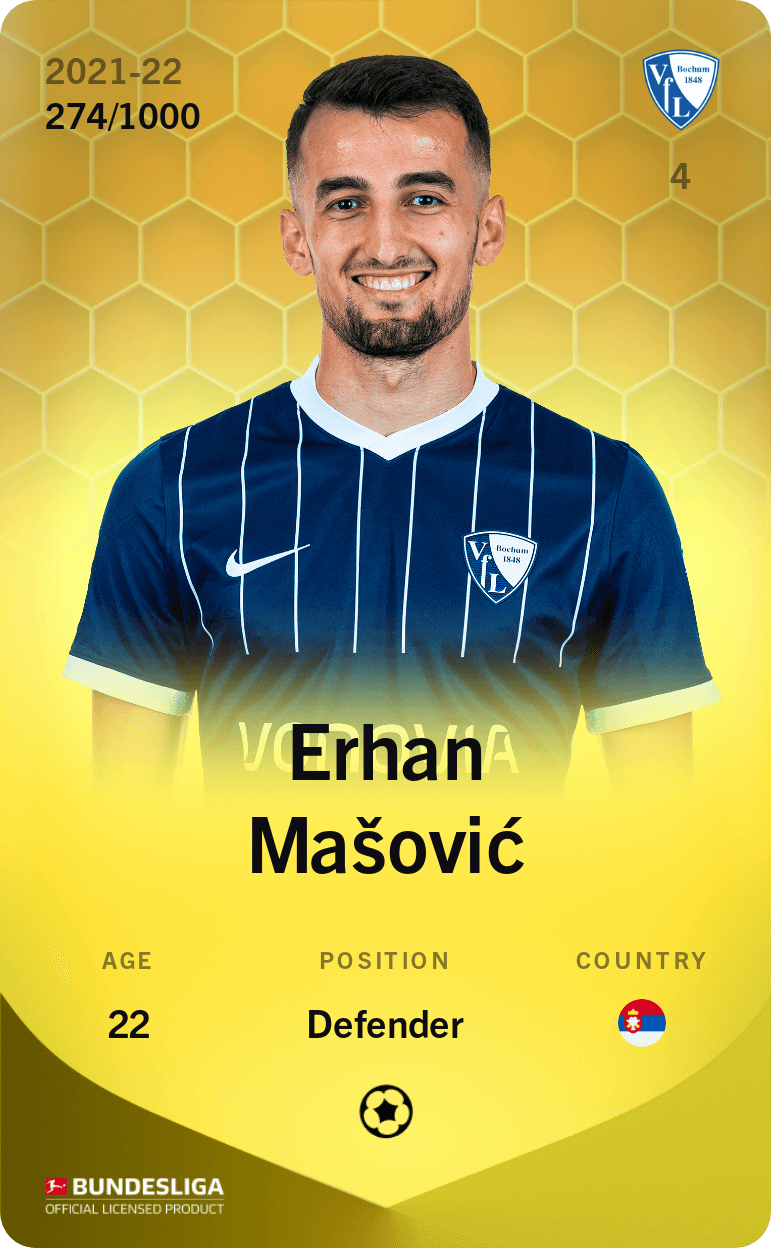Erhan Mašović 2021-22 • Limited 274/1000