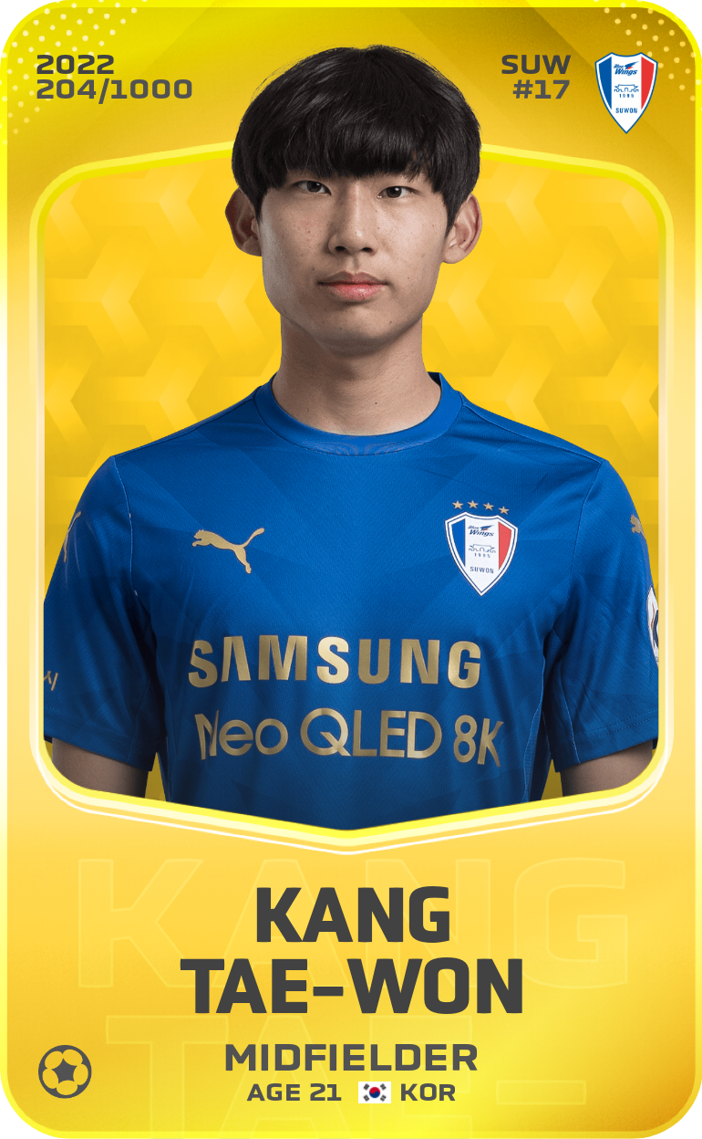 Sorare - Sorare Official - Kang Tae-won 2022-23 • Limited 204/1000 - NFT # 69562490078180188935677805570141726472437120260898705384793156442171425293940