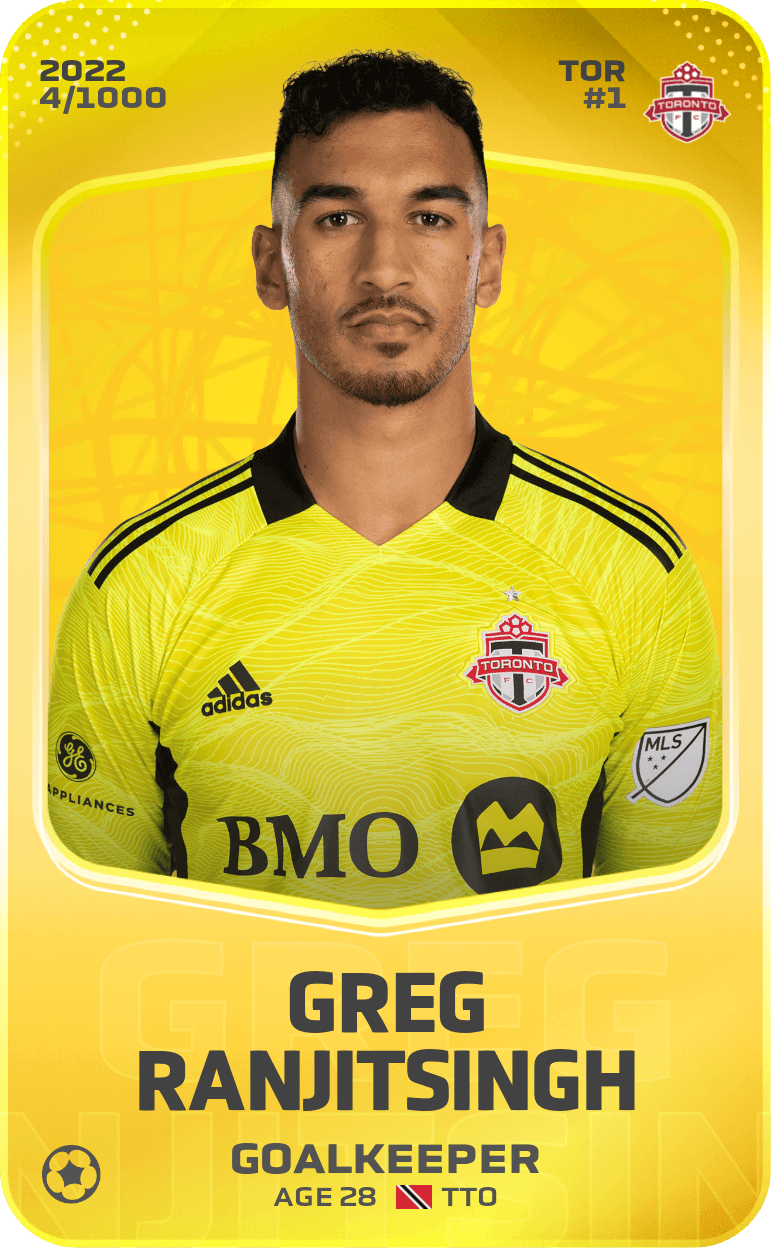 Toronto FC sign goalkeeper Greg Ranjitsingh