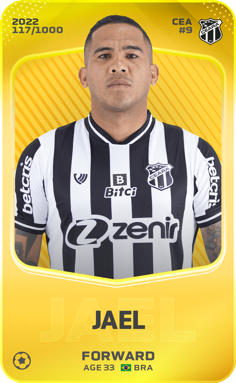 Sorare - Sorare Official - Jael 2022-23 • Limited 117/1000 - NFT # 105492551002326461351915064599282152861007967177811857176607251015438734915435