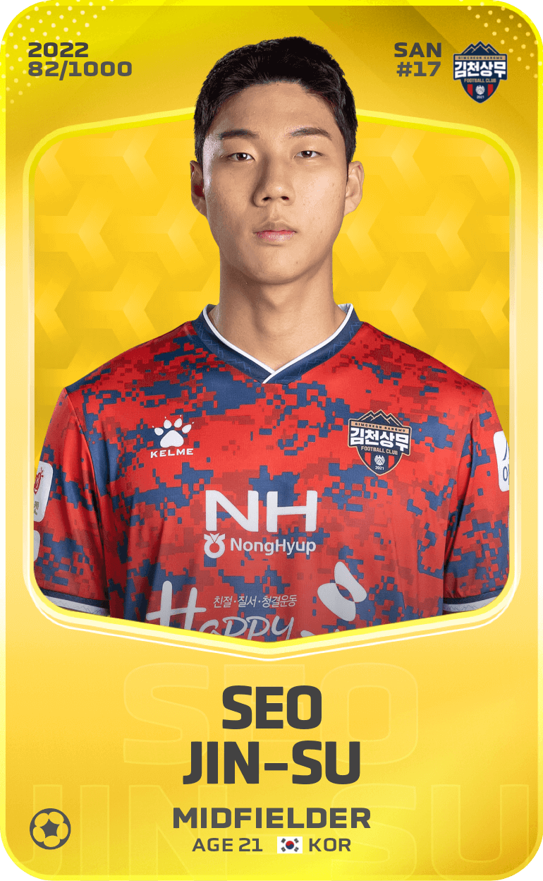 Seo Jin-Su 2022-23 • Limited 82/1000