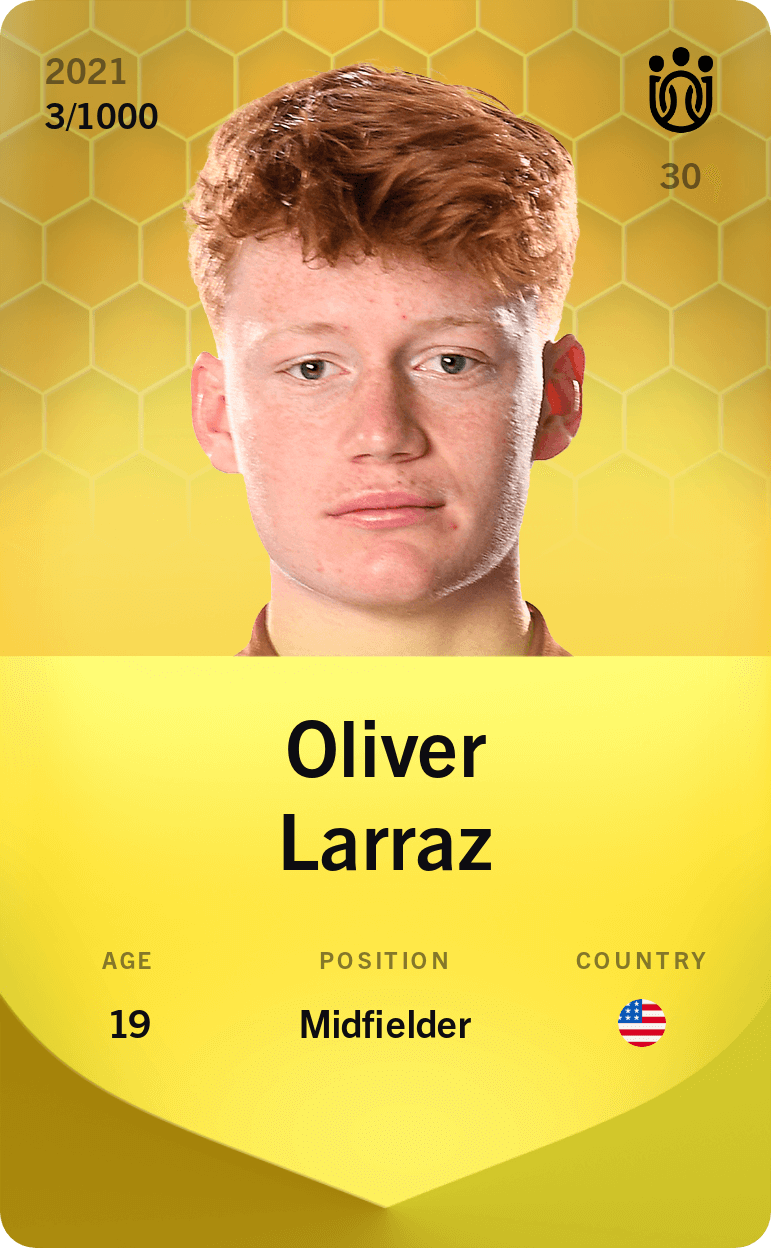 Oliver Larraz 2021-22 • Limited 3/1000