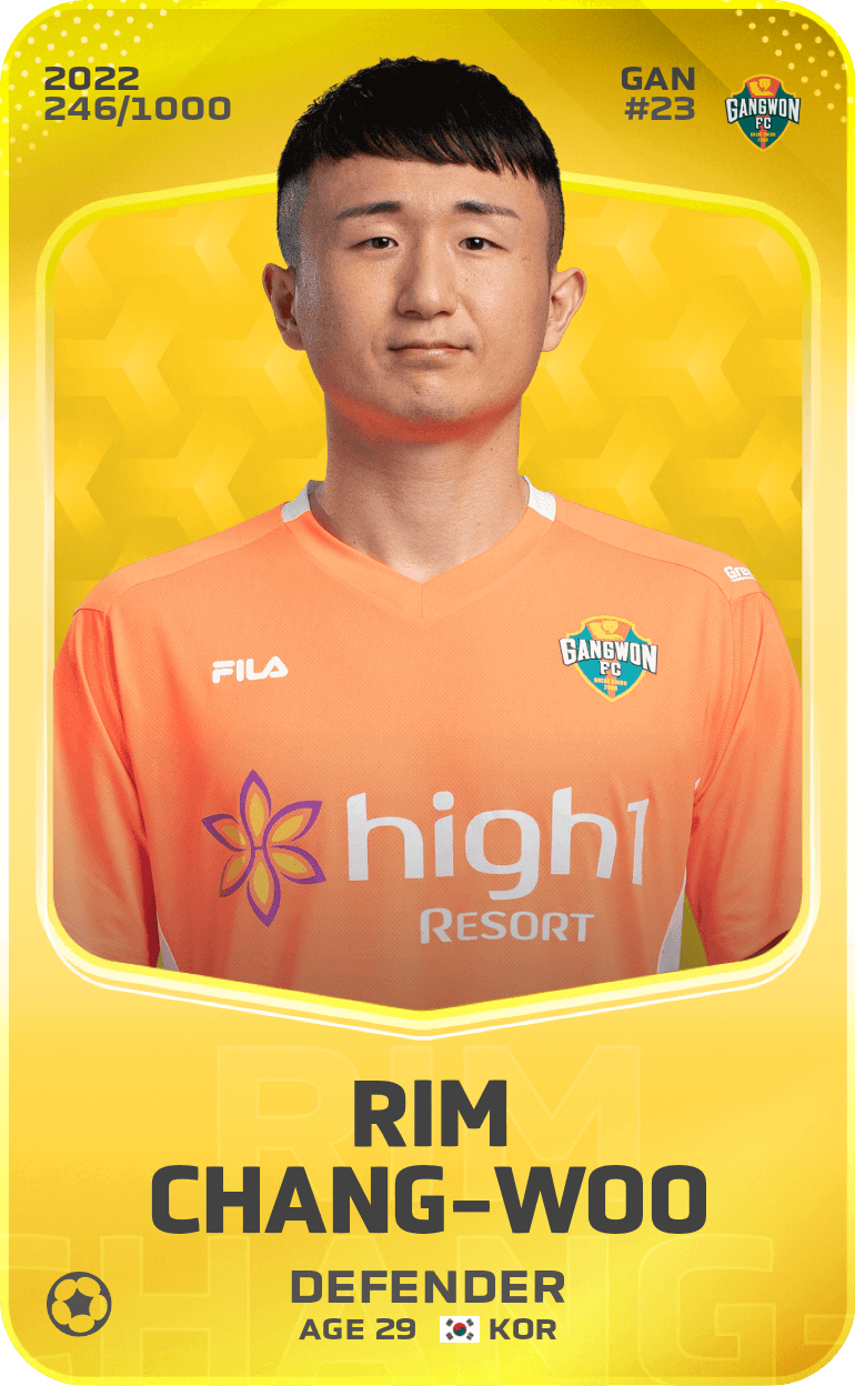 Rim Chang-Woo 2022-23 • Limited 246/1000