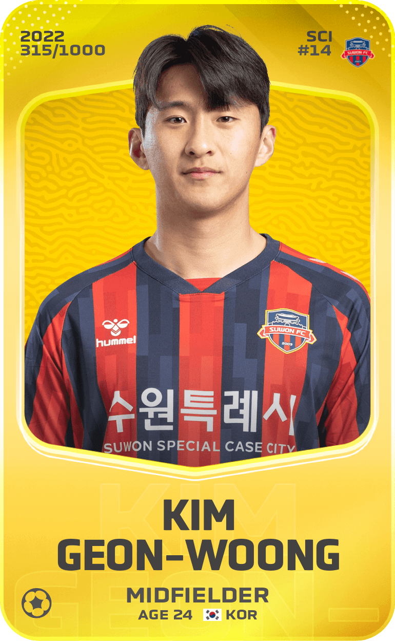 Kim Geon-Woong 2022-23 • Limited 315/1000