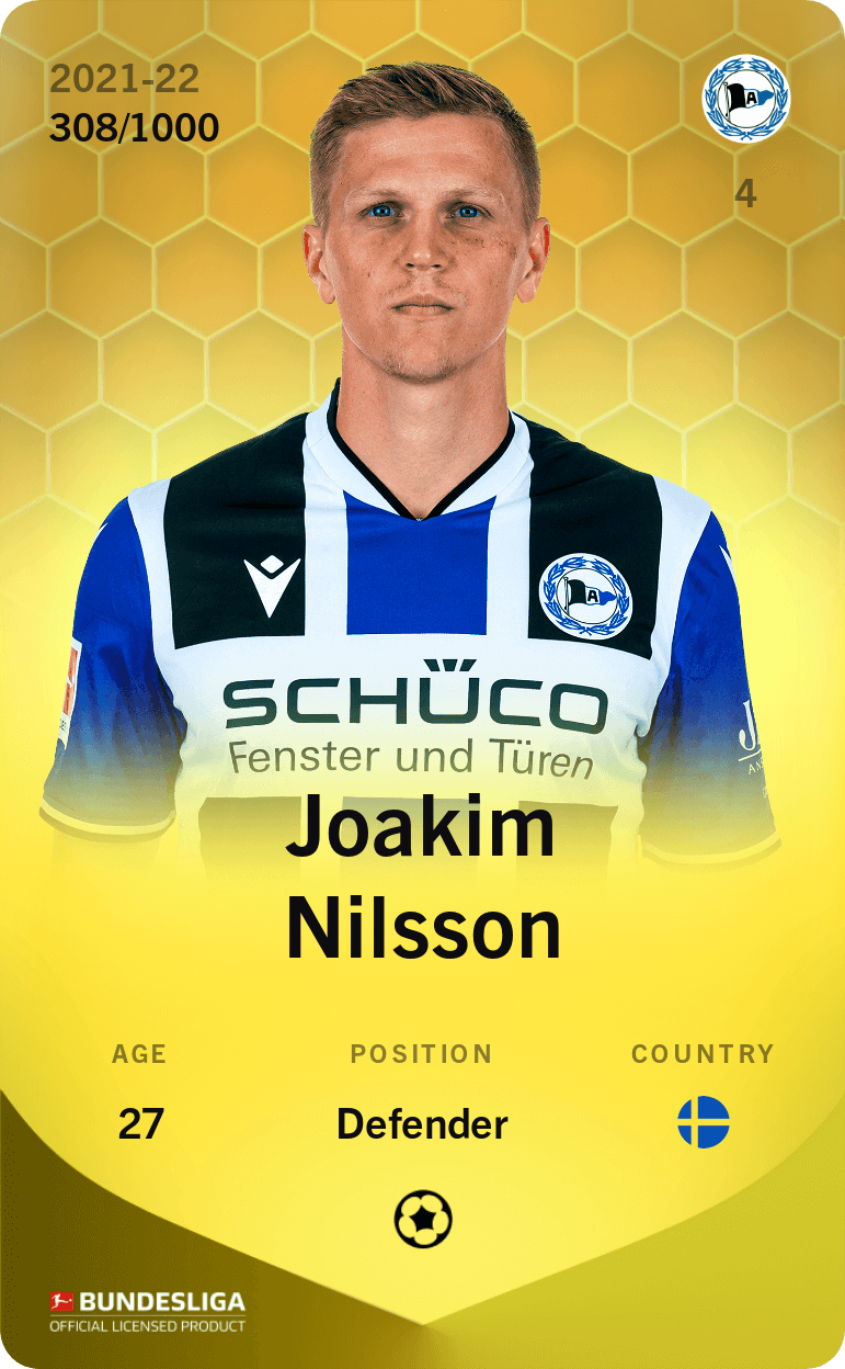 Joakim Nilsson 2021-22 • Limited 308/1000