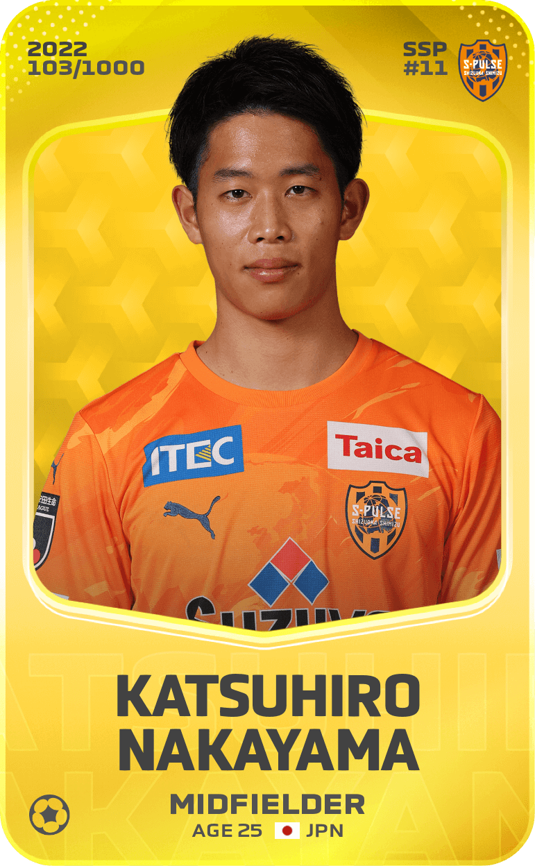 Katsuhiro Nakayama 2022-23 • Limited 103/1000