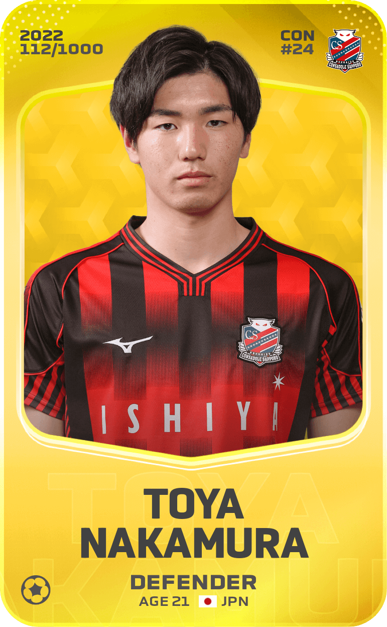 Toya Nakamura 2022-23 • Limited 112/1000