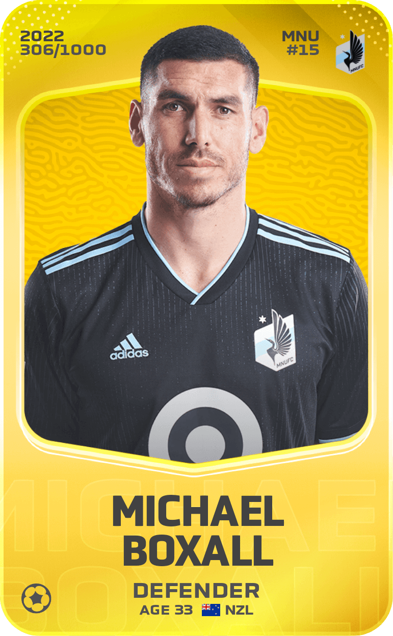 Michael Boxall 2022-23 • Limited 306/1000