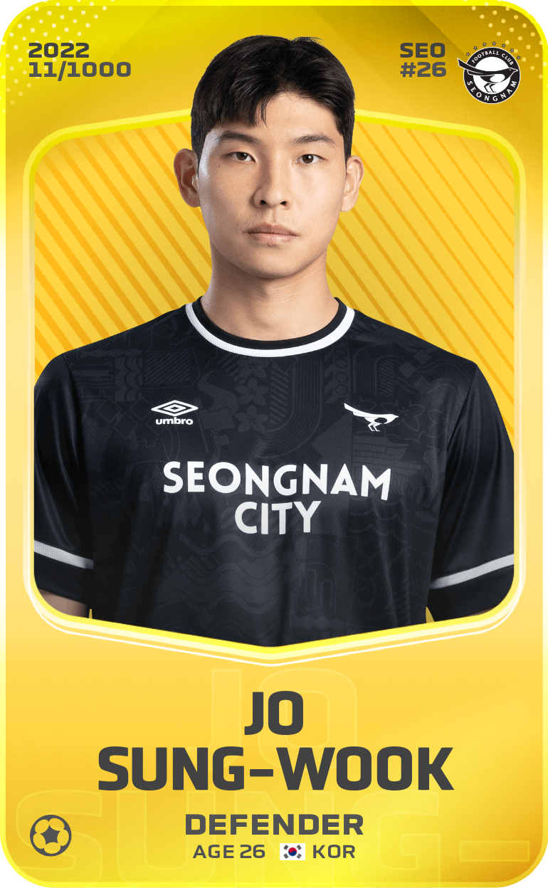 Sorare - Sorare Official - Jo Sung-Wook 2022-23 • Limited 11/1000 - NFT # 115772115007365395916388537206524393423571321212838570272613881351632759341681