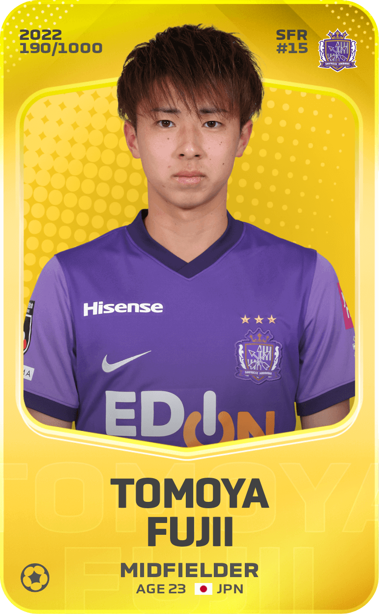 Tomoya Fujii 2022-23 • Limited 190/1000
