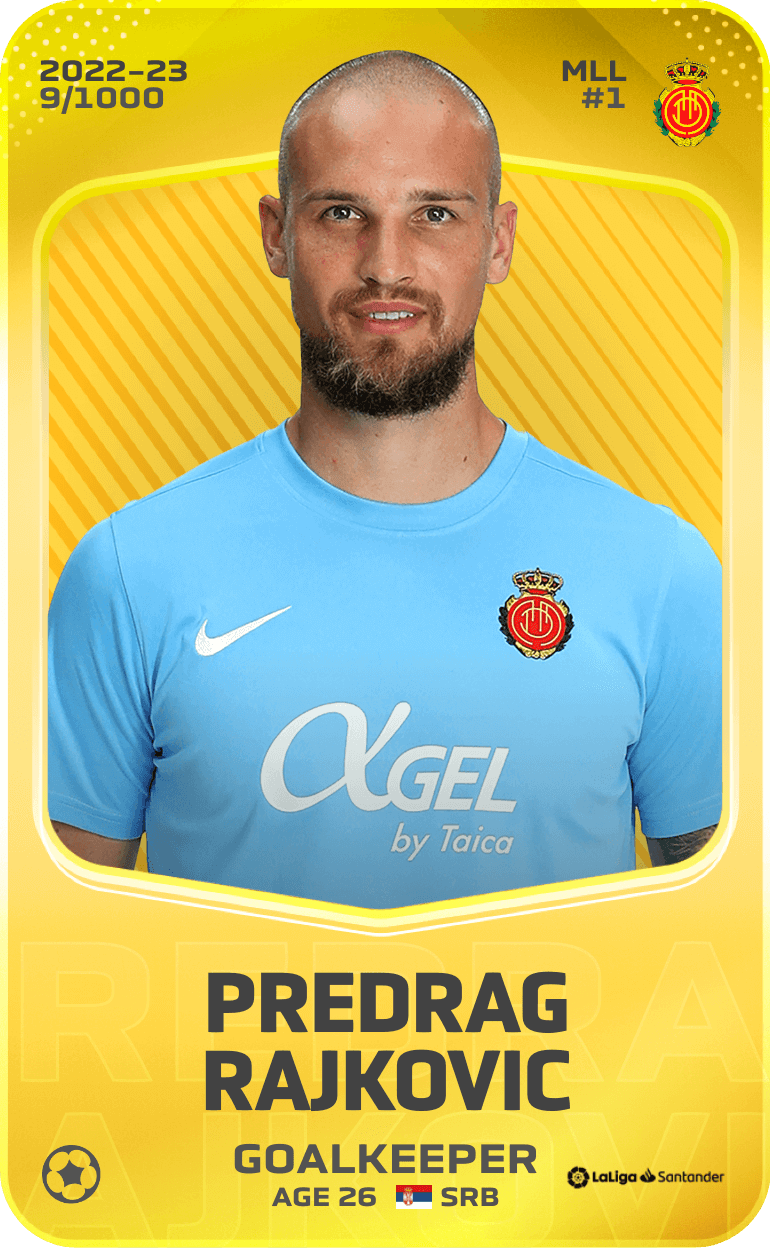 Predrag Rajkovic 2022-23 • Limited 9/1000