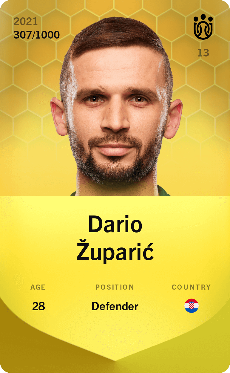 Dario Župarić 2021-22 • Limited 307/1000