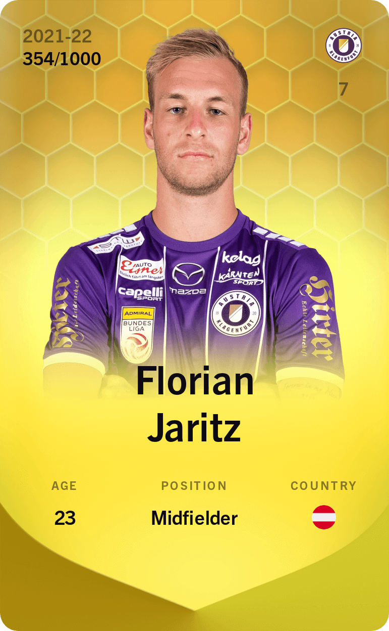 Florian Jaritz 2021-22 • Limited 354/1000