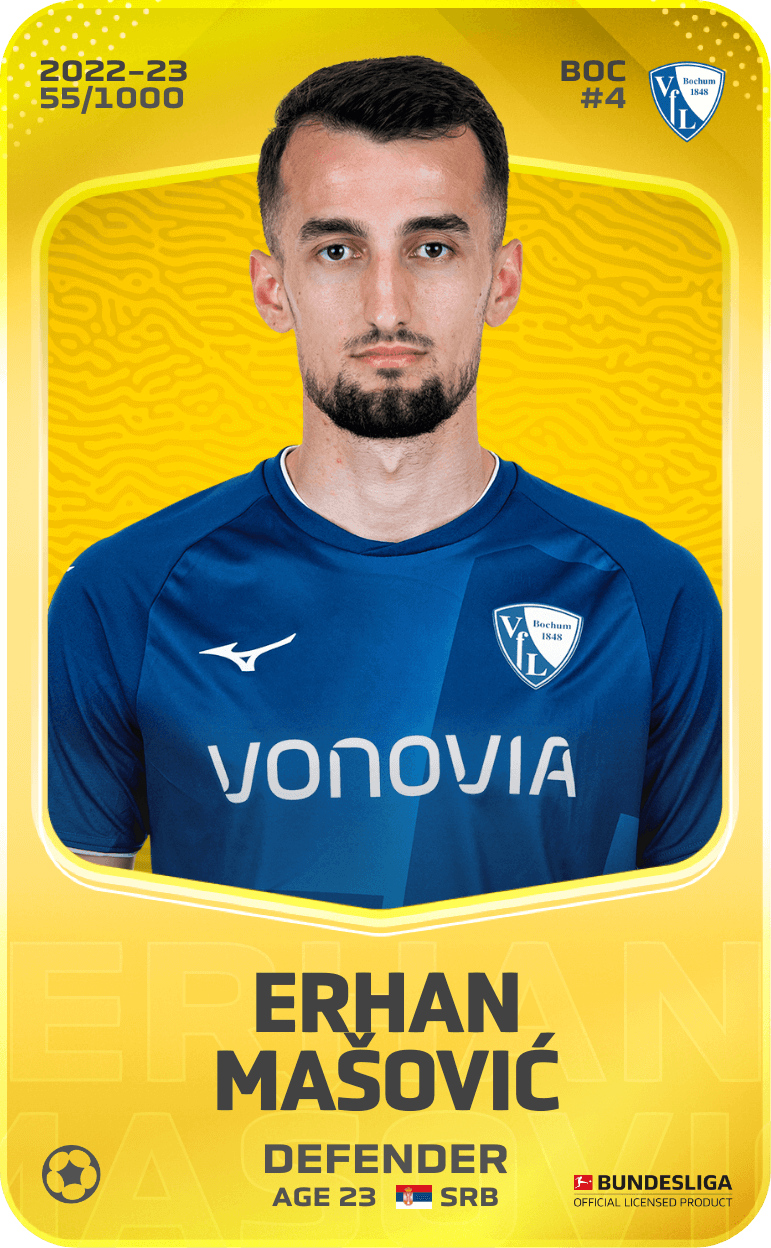 Erhan Mašović 2022-23 • Limited 55/1000