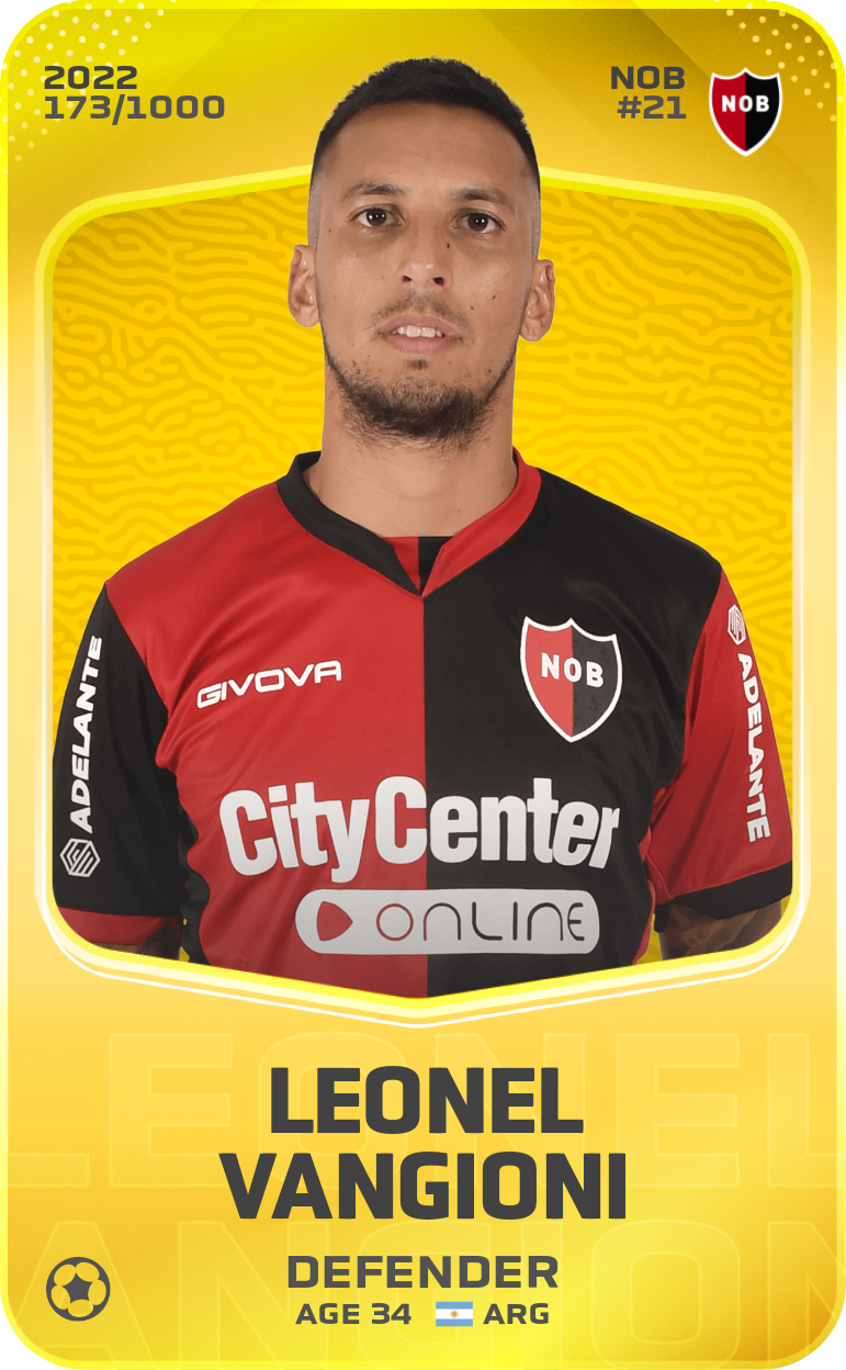 Sorare - Sorare Official - Leonel Vangioni 2022-23 • Limited 173/1000 - NFT # 50599985070194347792065147134307432566708561935298194241741010702416502995233