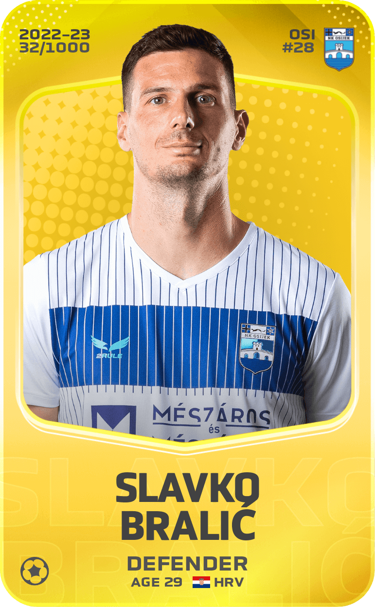 Slavko Bralić 2022-23 • Limited 32/1000