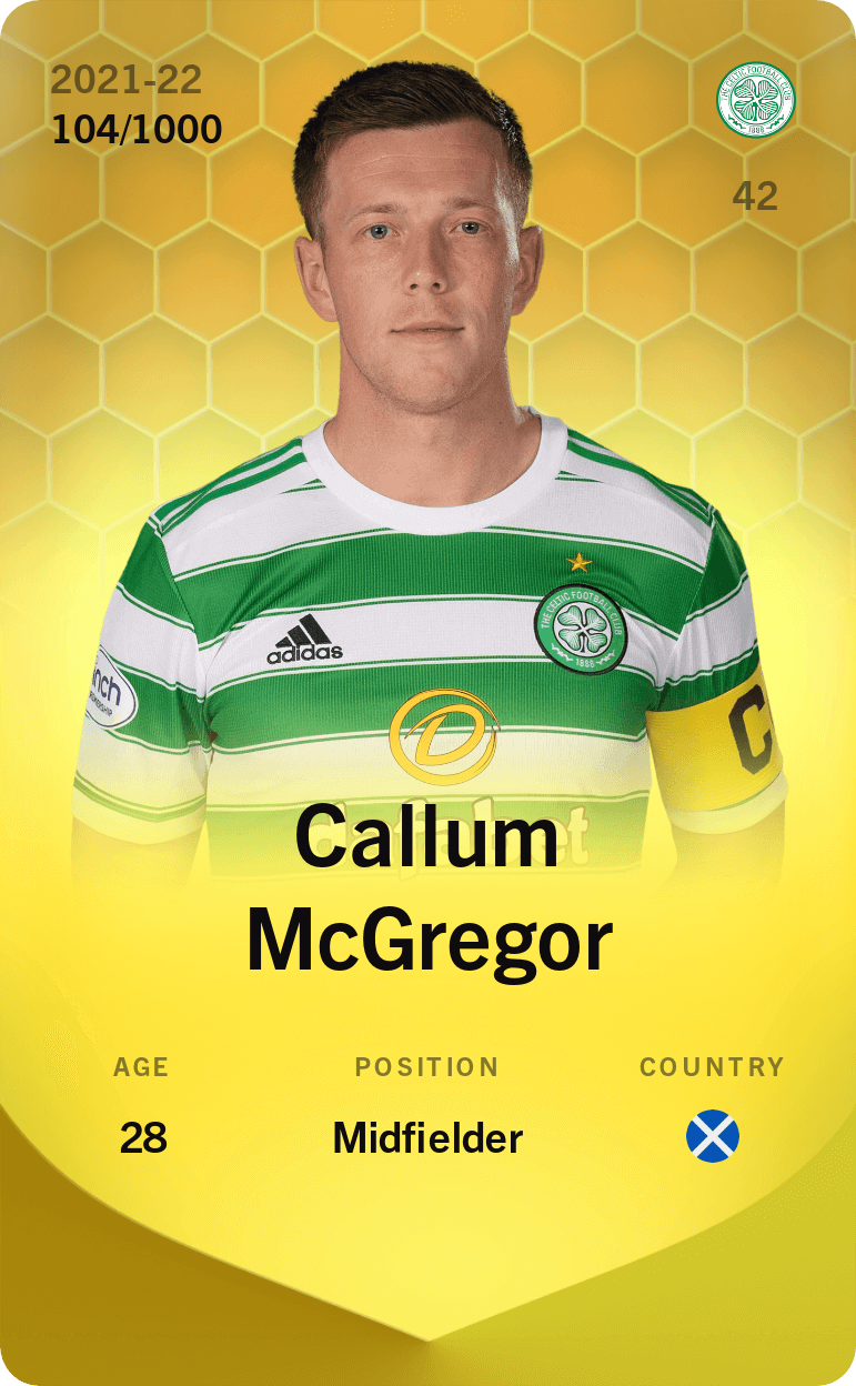 Callum McGregor 2021-22 • Limited 104/1000