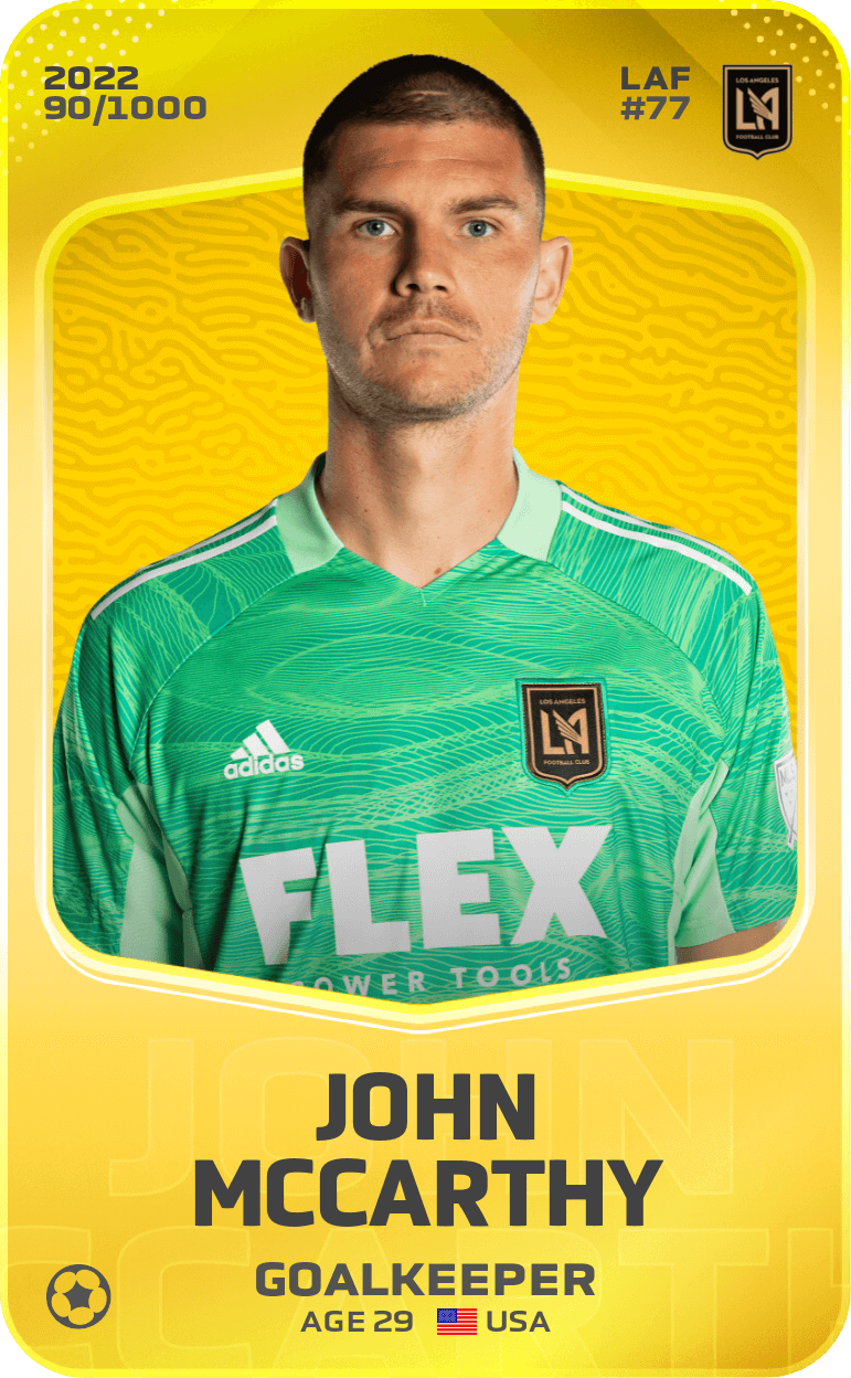 John McCarthy 2022-23 • Limited 90/1000