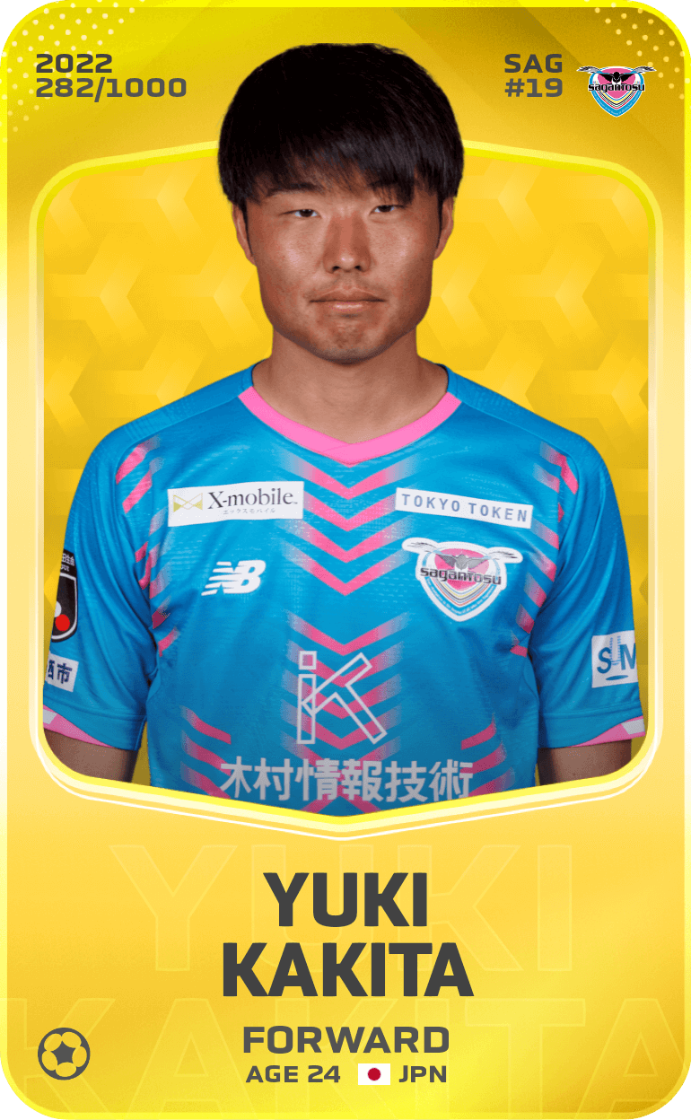 Yuki Kakita 2022-23 • Limited 282/1000