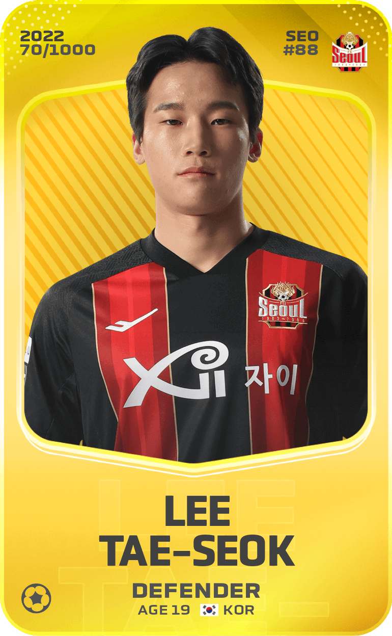 Lee Tae-Seok 2022-23 • Limited 70/1000