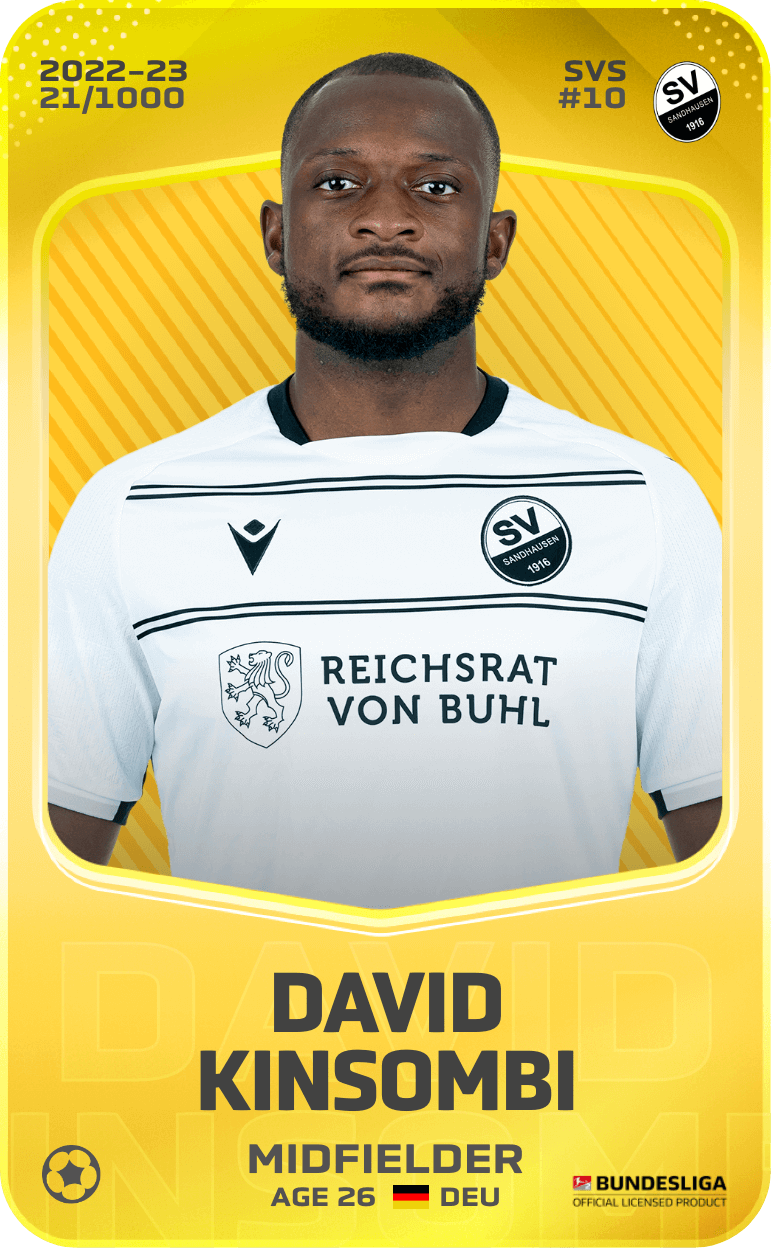 David Kinsombi 2022-23 • Limited 21/1000