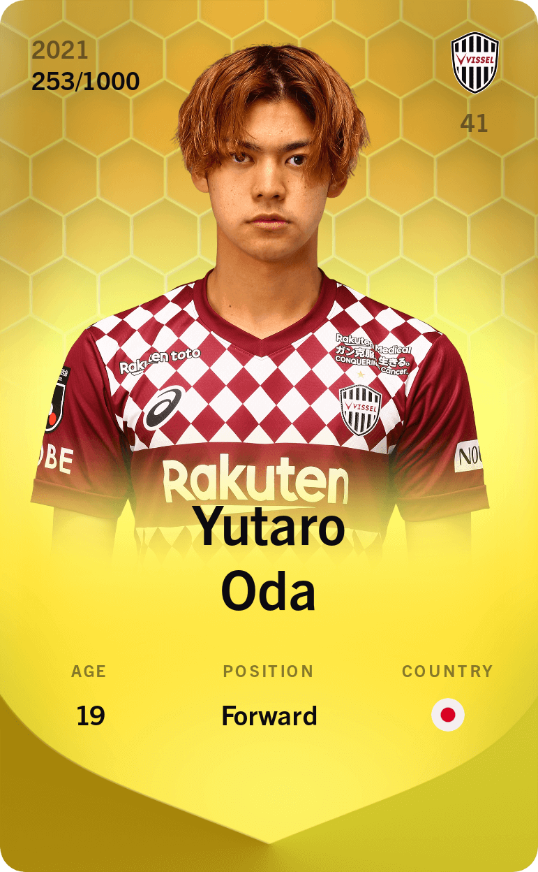 Yutaro Oda 2021-22 • Limited 253/1000