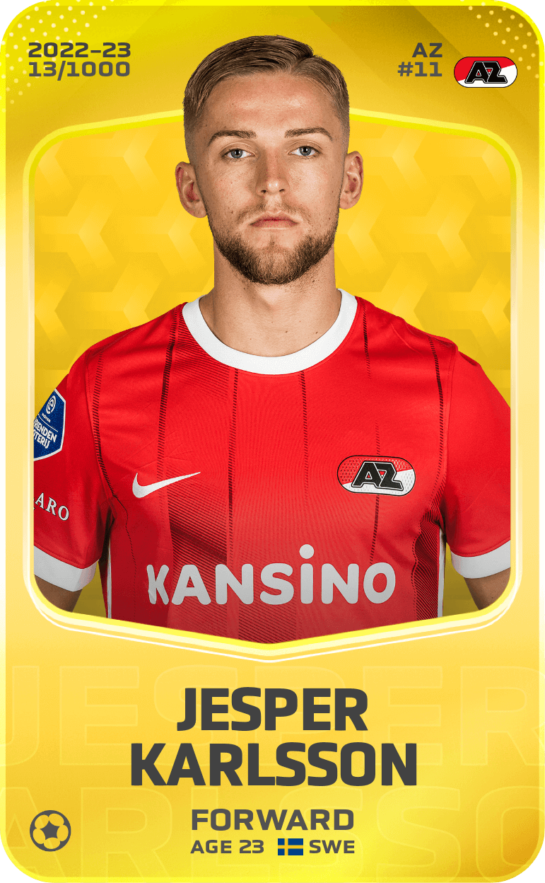 Jesper Karlsson 2022-23 • Limited 13/1000