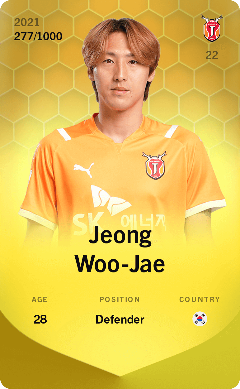Jeong Woo-Jae 2021-22 • Limited 277/1000