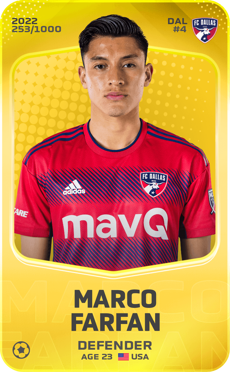Marco Farfan 2022-23 • Limited 253/1000