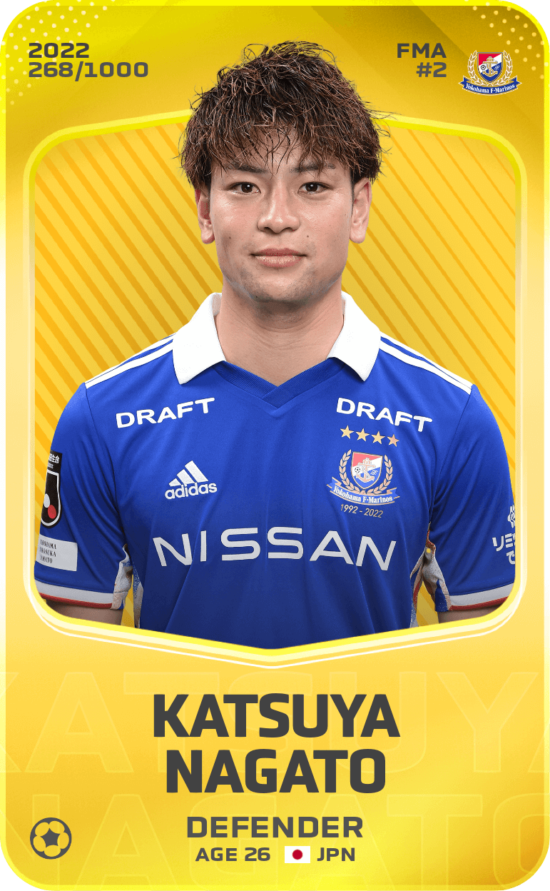 Katsuya Nagato 2022-23 • Limited 268/1000