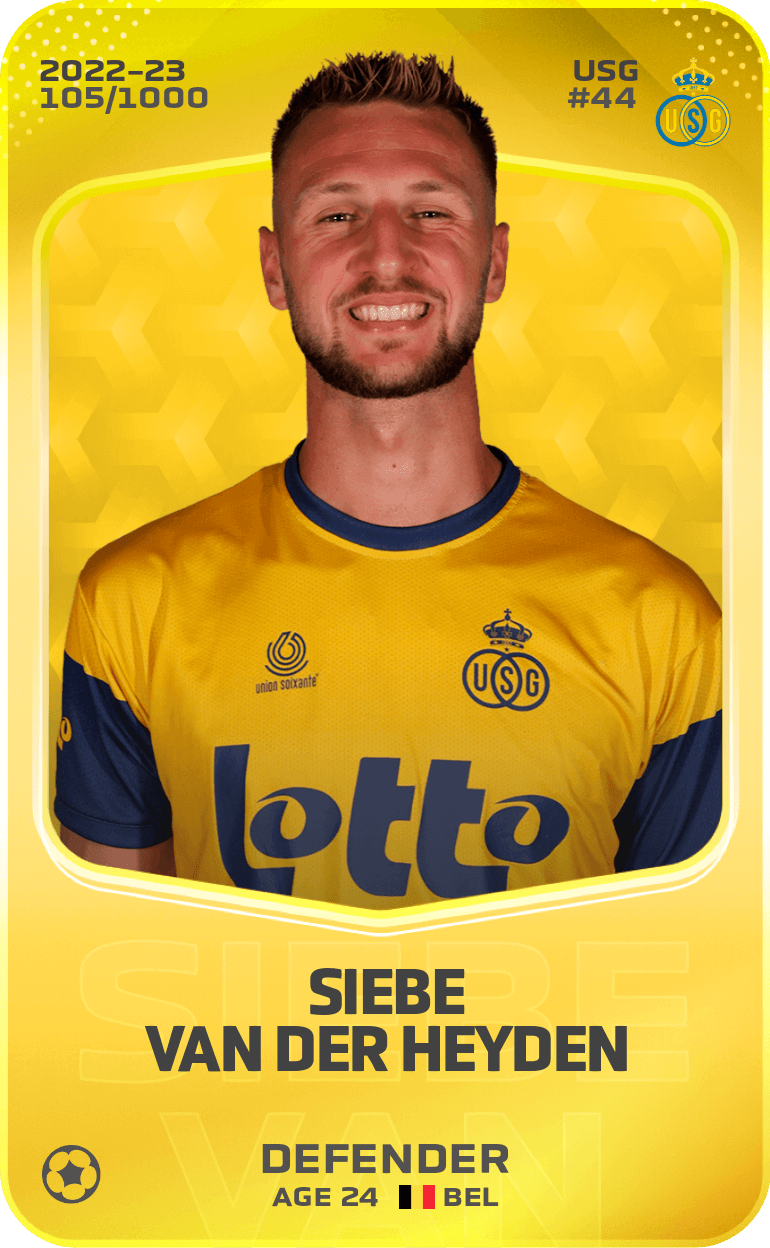 Siebe Van der Heyden 2022-23 • Limited 105/1000