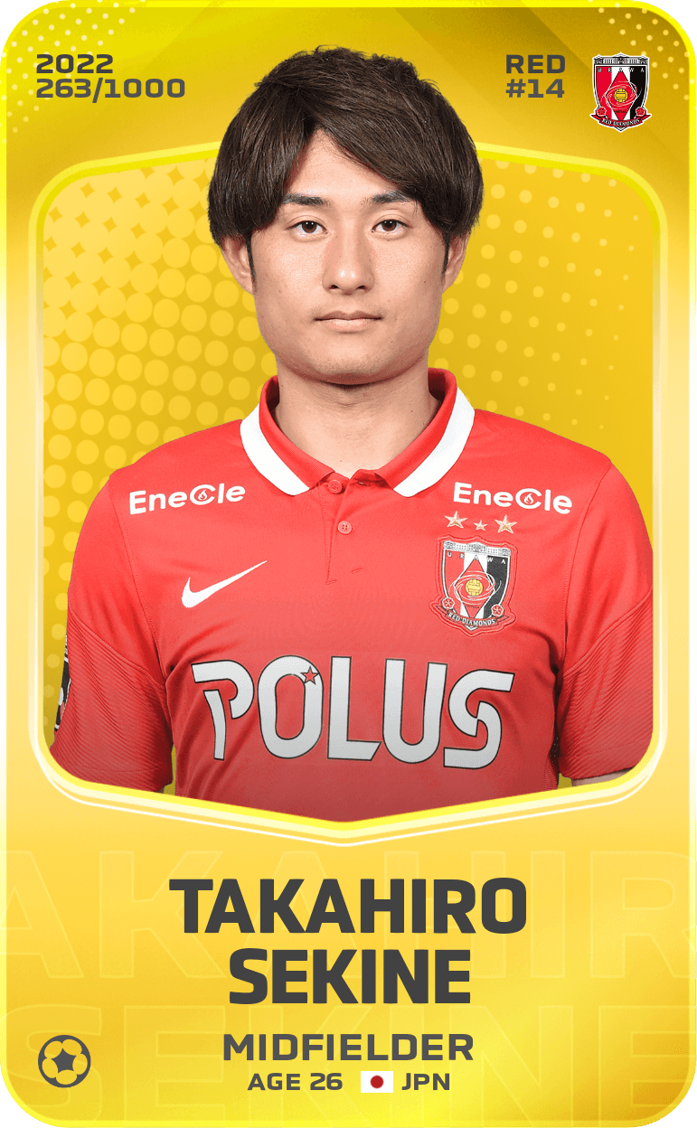 Takahiro Sekine 2022-23 • Limited 263/1000