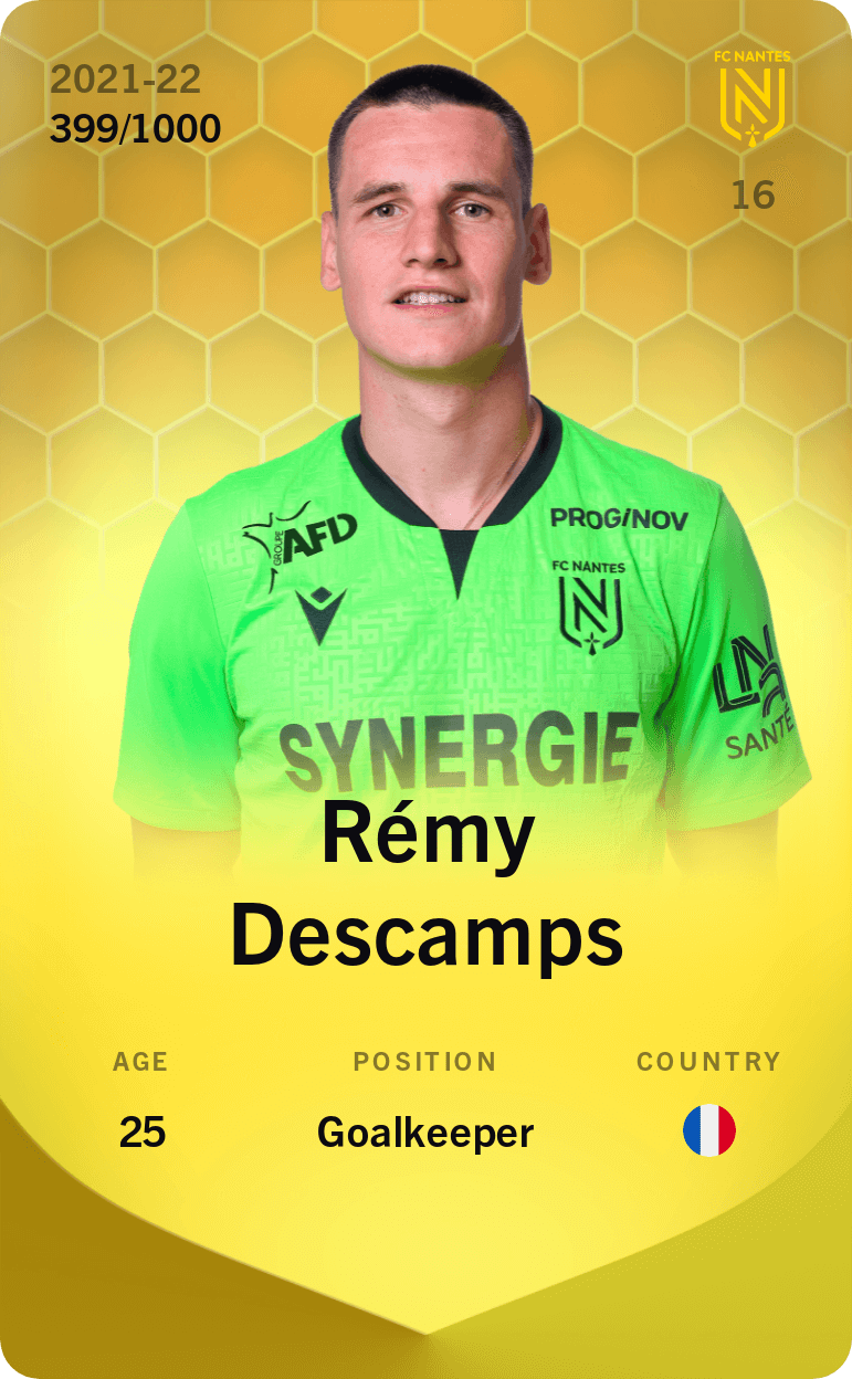 Rémy Descamps 2021-22 • Limited 399/1000