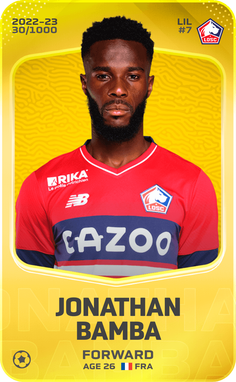 Jonathan Bamba 2022-23 • Limited 30/1000