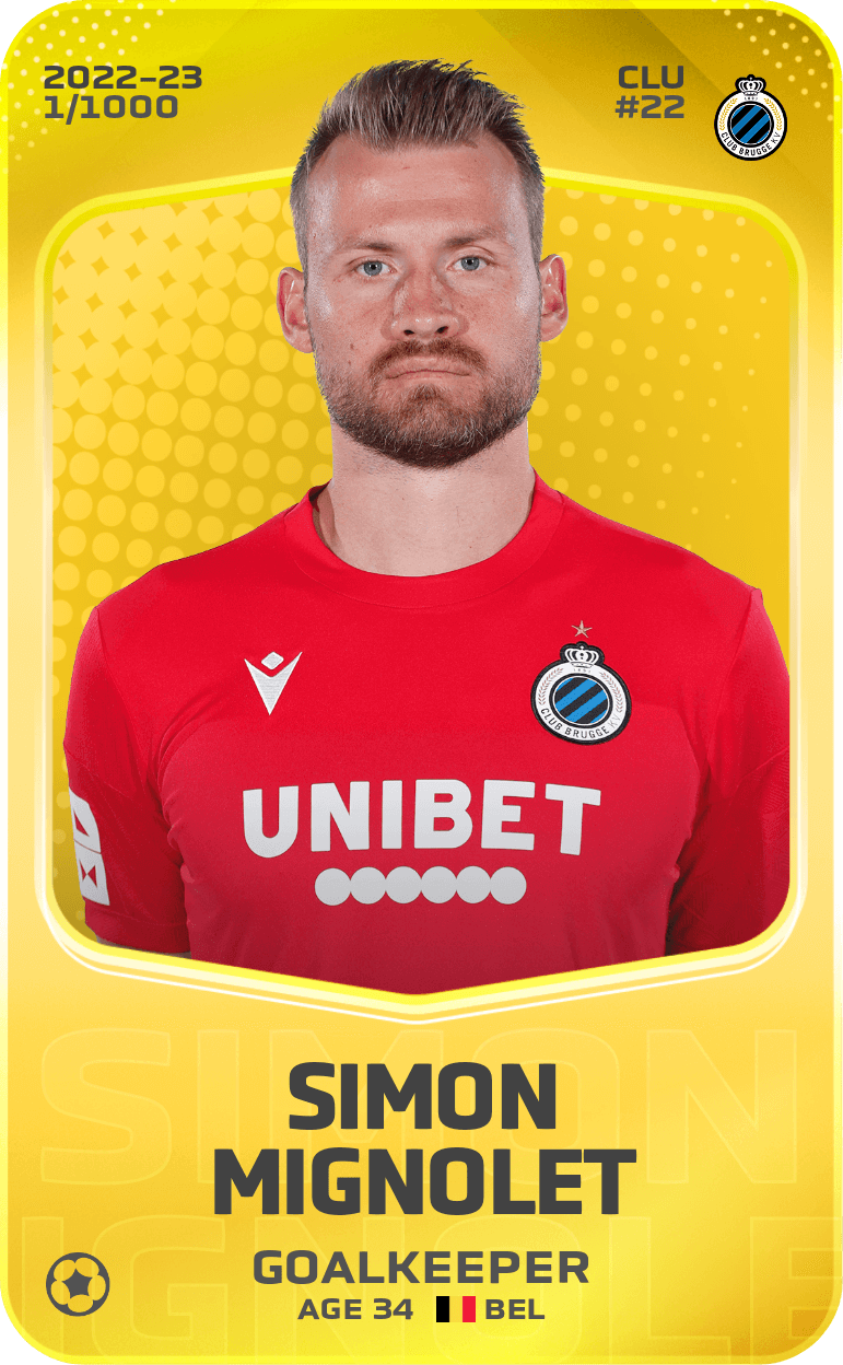 Simon Mignolet 2022-23 • Limited 1/1000