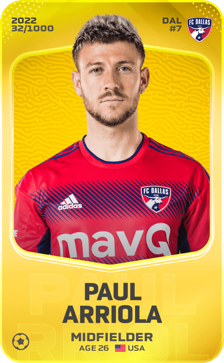 Paul Arriola 2022-23 • Limited 32/1000