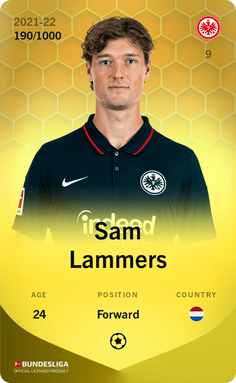 Sam Lammers 2021-22 • Limited 190/1000