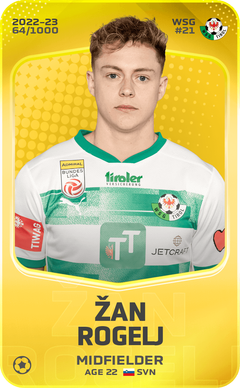 Žan Rogelj 2022-23 • Limited 64/1000
