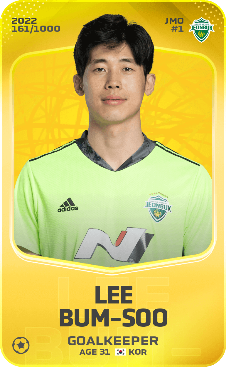 Lee Bum-Soo 2022-23 • Limited 161/1000